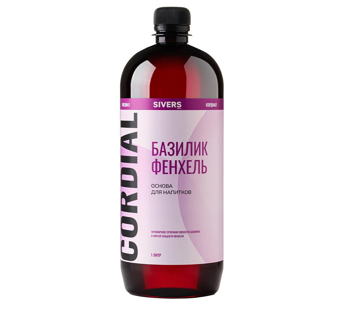 Фото бутылки сиропа без тени